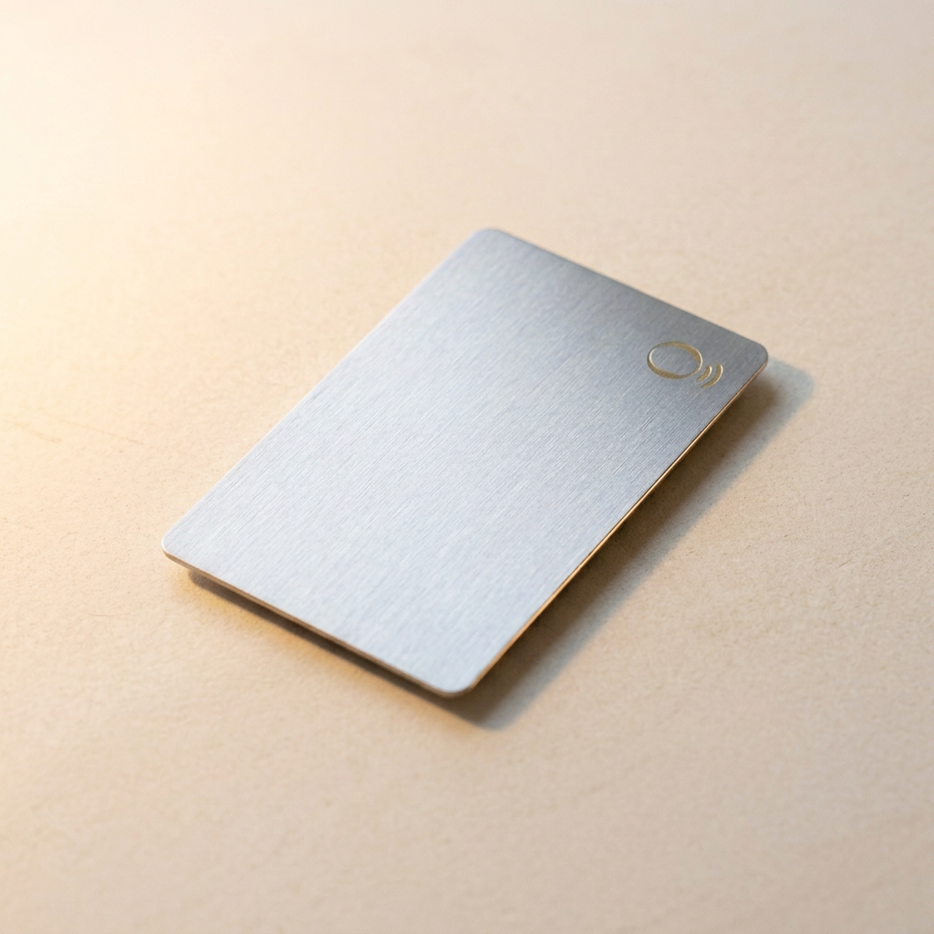 oneTap Card — Metallo argento