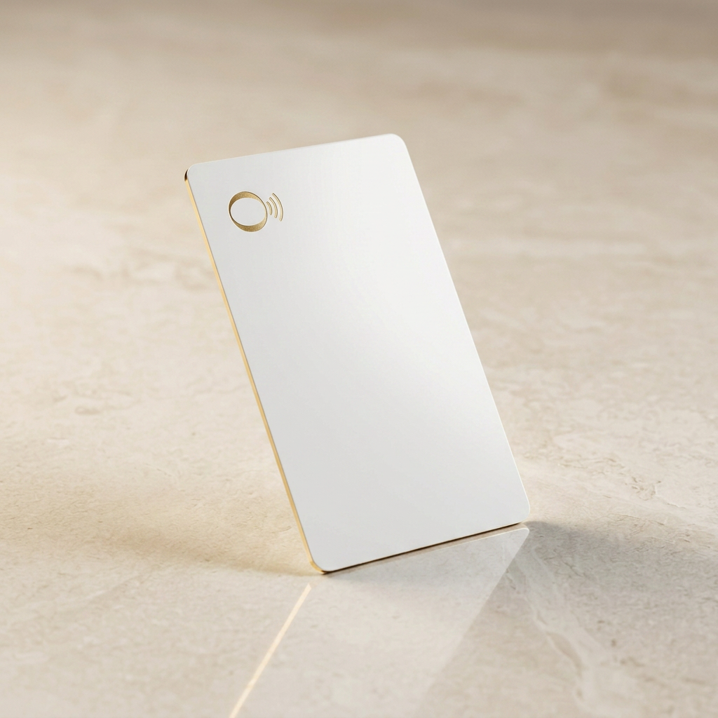 oneTap Card — Bianca — Vista in verticale
