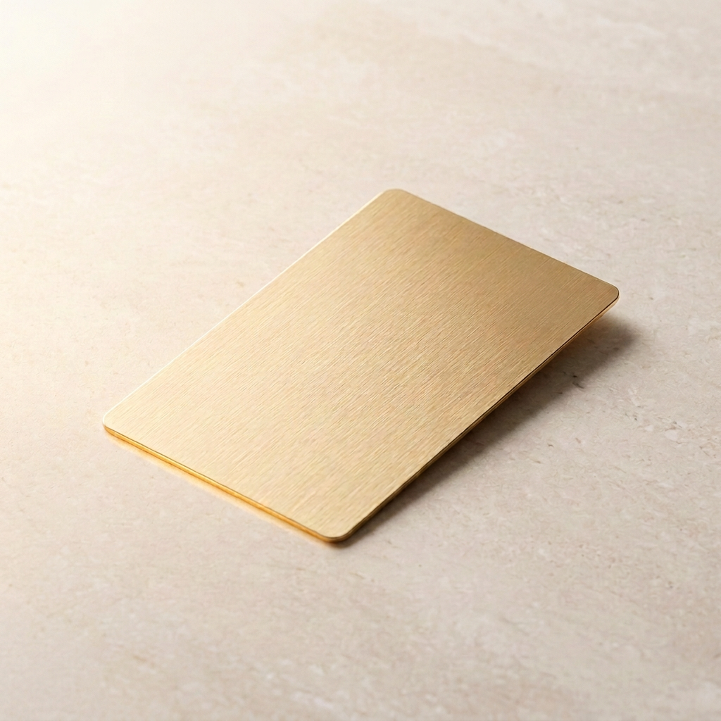 oneTap Card — Metallo oro — Retro della card