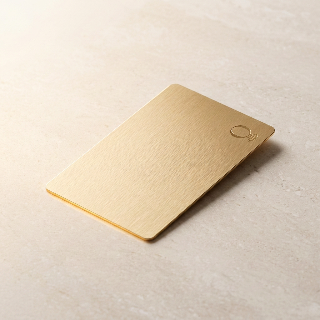 oneTap Card — Metallo oro