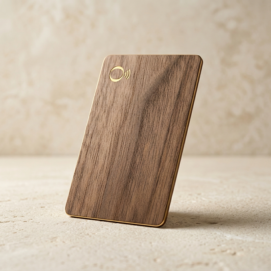 oneTap Card — Legno — Vista in verticale