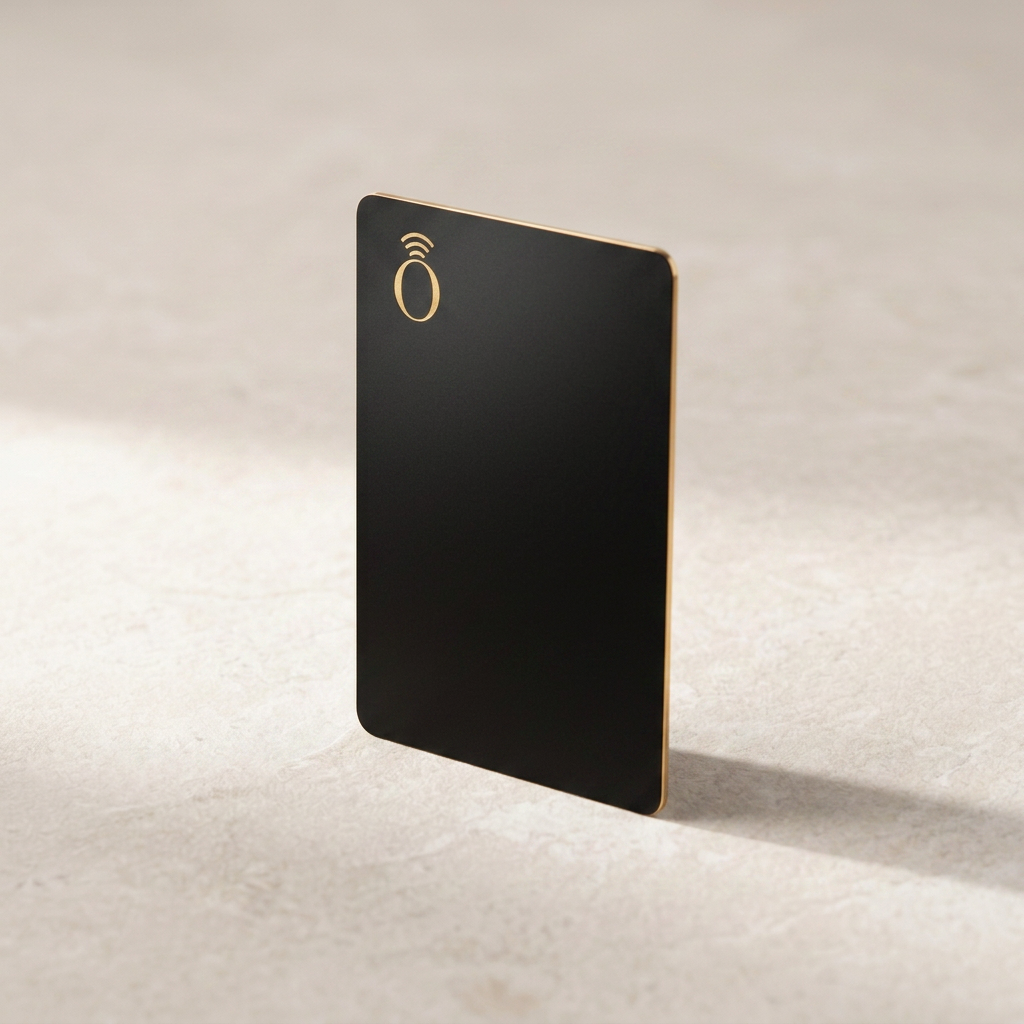 oneTap Card — Nero opaco — Vista in verticale