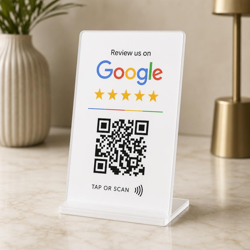 Review Card Stand da banco oneTap, disponibile in versione bianca e nera